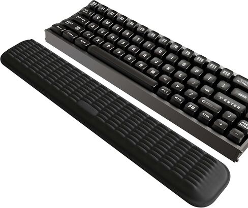 TKL Keyboard Wrist Rest, Super Soft Memory Foam Ergonomic Computer Wrist Support Pad, Comfortable Desk Wrist Cushion, Laptop Keyboard Arm Hand Rest for Wrists Pain Office Gaming Typing (White) in Kuwait