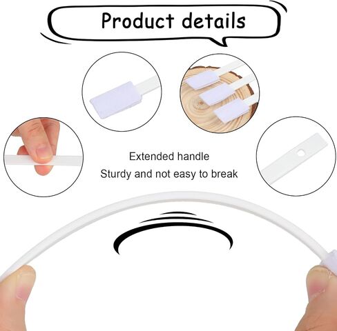 40pcs Disposable Crevice Cleaning Brushes, Cleaning Tools for Household Use, Toilet Cleaning Kit, Window Groove Cleaning Brush Set for Door Track Keyboard Toilet Seat Small Crevices (White) in Saudi Arabia