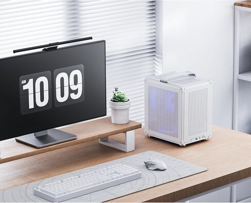 JONSBO C6-ITX حافظة كمبيوتر شبكية صغيرة بمقبض ITX باللون الأسود، هيكل ITX لسطح المكتب بسيط وصغير الحجم، SP MB ITX/MINI-DTX، ATX Power Bite (L140mm Max.)، مبرد برجي 170 مم، 3 أوضاع للمروحة، علبة مفتوحة بدون أدوات، أسود in Saudi Arabia