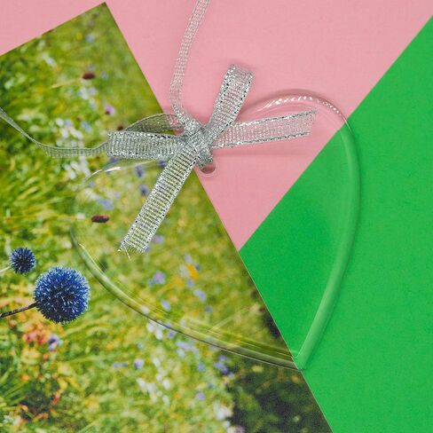 StayMax زخرفة قلب زجاجية شفافة فارغة معلقة قلادة فارغة التسامي فارغة in Kuwait