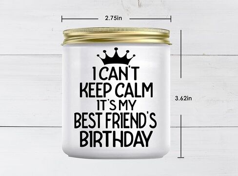 POTENTIA Best Friend Gift, Gift for Women, Funny Birthday Gift for Women, Colleague, Mother’s Day, Birthday Gift, Gift for Friend Who is Moving 9Oz Lavender Scented Candle with Gift Ready Premium Box in Saudi Arabia
