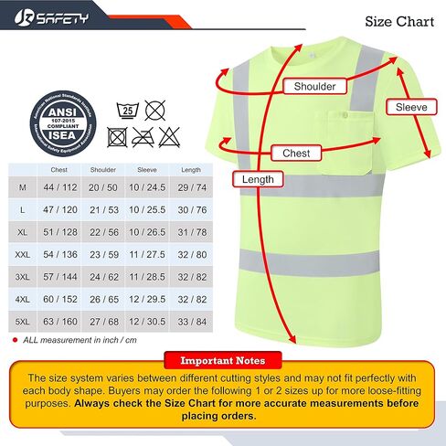 JKSafety 3 Pack Hi-Vis Reflective Safety Apparel | Daily Work T-Shirt Yellow Color with Sewed Retro-Reflective Strips | ANSI Compliance (77-3P-Yellow, XXL) in Kuwait