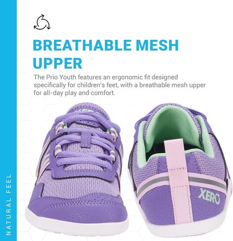 حذاء تدريب بريو كروس للأطفال من Xero Shoes - خفيف الوزن بدون سقوط، حافي القدمين in Saudi Arabia