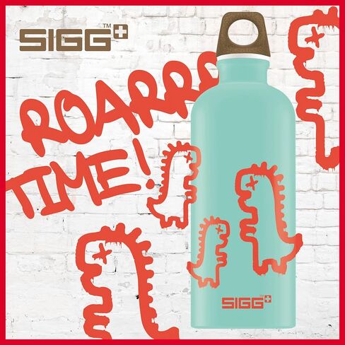 SIGG - Metal Kids Water Bottle - Traveller - Made in Switzerland - Carbonated Drinks - Leak Proof - for School - 20 Oz in Kuwait