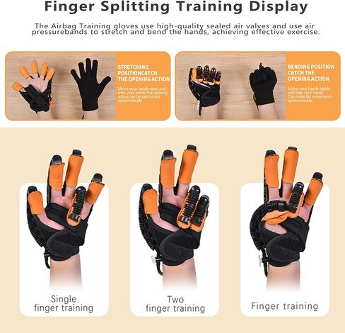 Rehabilitation Robot Gloves, Finger Exerciser for Stroke Recovery Hand Glove Equipment Hand Function Rehabilitation in Saudi Arabia