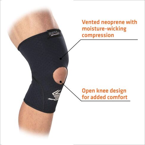 Shock Doctor PRIME Knee Brace Compression Sleeve Support for Knee Pain Relief, Running, Hiking, Arthritis, Meniscus Tear, Sports in Saudi Arabia