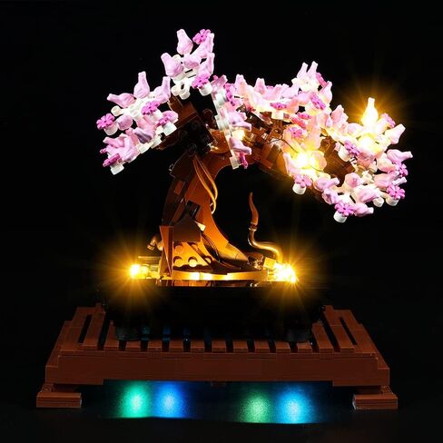 طقم إضاءة LED Kyglaring لمجموعة شجرة Lego Bonsai - مجموعة أضواء لمجموعة نماذج البناء 10281 - مجموعة Not Lego (الإصدار الكلاسيكي) in Kuwait