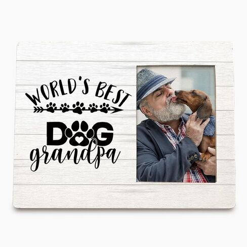 Grandma Picture Frame, Dog Grandma Gifts Photo Frame, Gifts for Dog Lovers Owners Grandma Grandmother from Grandchildren Granddaughter, World’s Best Dog Grandma Photo Picture Frames 4x6 in Saudi Arabia