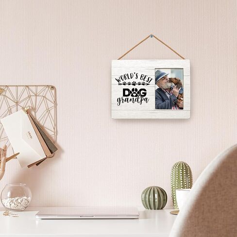Grandma Picture Frame, Dog Grandma Gifts Photo Frame, Gifts for Dog Lovers Owners Grandma Grandmother from Grandchildren Granddaughter, World’s Best Dog Grandma Photo Picture Frames 4x6 in Saudi Arabia