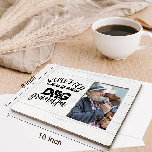Grandma Picture Frame, Dog Grandma Gifts Photo Frame, Gifts for Dog Lovers Owners Grandma Grandmother from Grandchildren Granddaughter, World’s Best Dog Grandma Photo Picture Frames 4x6 in Saudi Arabia