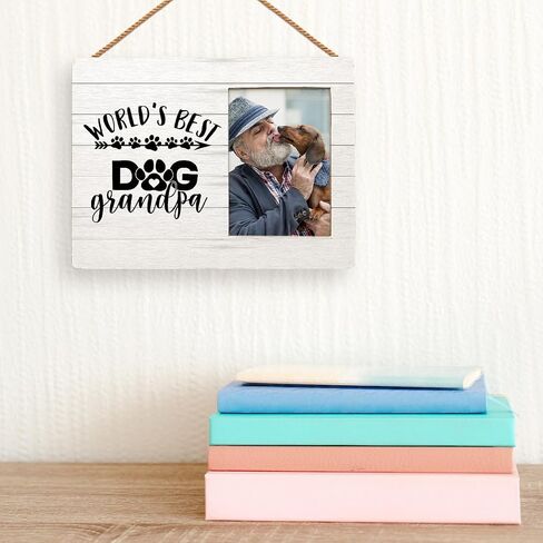 Grandma Picture Frame, Dog Grandma Gifts Photo Frame, Gifts for Dog Lovers Owners Grandma Grandmother from Grandchildren Granddaughter, World’s Best Dog Grandma Photo Picture Frames 4x6 in Saudi Arabia