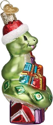 Old World Christmas Santa Snake Glass Blown Ornament for Christmas Tree in Saudi Arabia