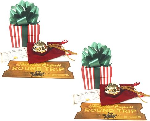 LilyDeal Polar Exp Sleigh Bell Gift Set with Round Trip Ticket (1) in Saudi Arabia