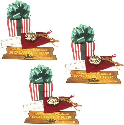 LilyDeal Polar Exp Sleigh Bell Gift Set with Round Trip Ticket (1) in Saudi Arabia