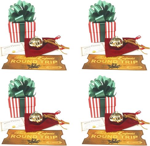 LilyDeal Polar Exp Sleigh Bell Gift Set with Round Trip Ticket (1) in Saudi Arabia