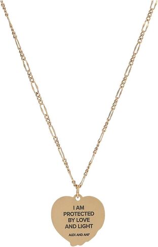 Alex and Ani Angel Wing, Heart Family Forever Necklace,Rafaelian Silver,Silver, Necklaces in Saudi Arabia