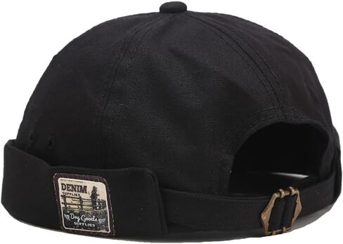 Quanhaigou Brimless Sailor Cap,Adjustable Rolled Cuff Skull Beanie Hats for Men Women in Kuwait