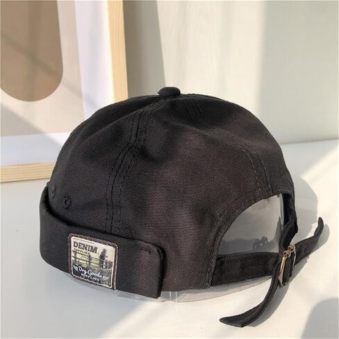 Quanhaigou Brimless Sailor Cap,Adjustable Rolled Cuff Skull Beanie Hats for Men Women in Kuwait