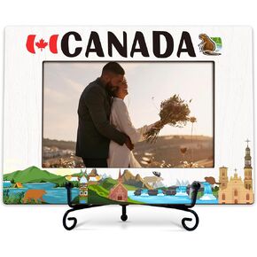 Iceland Travel Photo Frame Gifts, Wedding Frames For Newlyweds, Iceland Vacation Wooden Picture Frame With Stand, Iceland Souvenirs For Iceland Traveler, Honeymoon Gifts For Couples -13