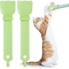 Cat Food Spoon for Wet Food - Multifunctional Lickable Wet Cat Treat Dispenser for Cat Liquid Snack Cat Feeding Food Storage and Easy Hanging Cat Food Feeding Spoon