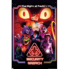 Trends International Five Nights at Freddy's: Security Breach - ملصق حائط فني رئيسي، 22.37 بوصة × 34.00 بوصة، نسخة غير مؤطرة