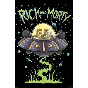 Trends International Rick And Morty - Ship Wall Poster, 22.375" x 34", Unframed Version