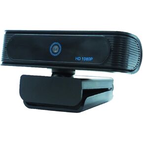 USB Center Webcam for PC - Built in Microphone Eye Contact Webcam, Auto Focus 2MP Middle Screen Webcam