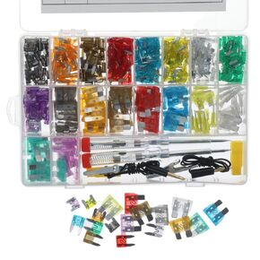 BYOBYO 306Pcs Car Fuses Assortment Kit, Mini Blade Type Automotive Fuse Sets with Fuse Tester & Puller Tools, 2A-35A Replacement Fuses Accessories for Car/RV/Truck