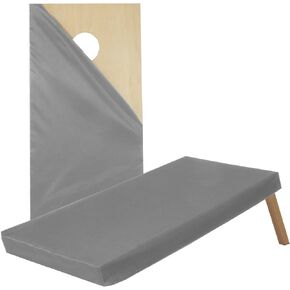 أغطية ألواح فتحة الذرة من Play Platoon - 2 غطاء للألواح السريعة للتنظيم 2 × 4 ملحقات تخزين حقيبة Cornhole، تحمي الألواح من الشمس والمطر والثلج، جلود ثقب الذرة المقاومة للطقس في الهواء الطلق