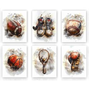 ZOQIPQO Prints Soccer Poster,Colorful Soccer Art for Girls Room Decor,Girls Bedroom Wall Art,Teen Girl Bedroom, Club Locker Room, Dorm Room Decor, Ideal for Football Poster,4pcs(8x10in Unframed)