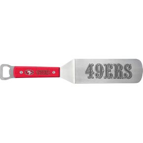 NFL BBQ Spatula with Convenient Bottle Opener - Hamburger Turner - Pancake Flipper - Griddle Scraper - Ideal Gift for the Loyal Sports Fan
