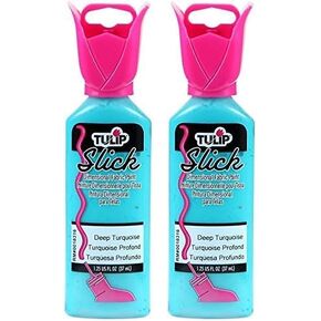 TULIP Dimensional Fabric Paint 21840 Dfpt 1.25Oz Slick Deep Turq, 1.25 Oz, As Detailed