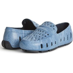 Floafers Kids Prodigy Driver (Toddler/Little Kid/Big Kid) - Loafers for Kids - Waterproof EVA Foam Upper Shark Print 10 Toddler M