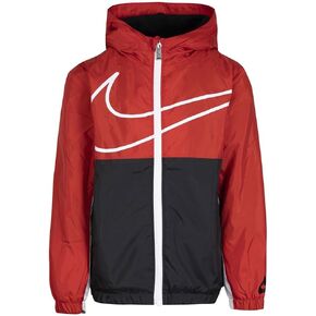 Nike Fleece Lined Windbreaker Jacket (Little Kids/Big Kids)