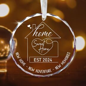 House Warming Gifts New Home - Couple New Home Housewarming Gift - Housewarming Gift New Home Ideas Presents for Women, Men, Couple - New Home Gifts, New Home Gift Ideas - New Home Ornament 2024