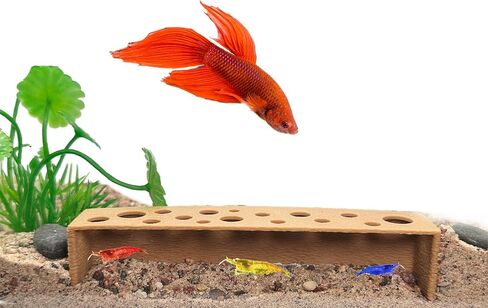 Slim Shrimp Breeding Protector | Shrimp Breeding Cave Aquarium Tunnel | CTWPets (White) in Saudi Arabia