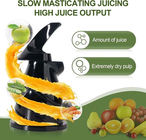 Slow Masticating Machines With Exclusive Filter Technology for High Juice Yield & Easy Clean,Extra Large Feed Chute Cold Press Juicer Machine Fit Whole Fruits Vegetables,Silver Grey in Saudi Arabia