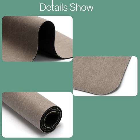 Diatomaceous Earth Bath Mat|Quick Dry Bath Mat|Super Absorbent Bath Mat|Non Slip Bathroom Rugs(40×60cm) (Grey-Beige) in Saudi Arabia
