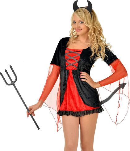 Sumind 2 Pieces Halloween Devil Costume Accessories Devil Tail Devil Cosplay Costume Accessories for Halloween Cosplay Party in Saudi Arabia