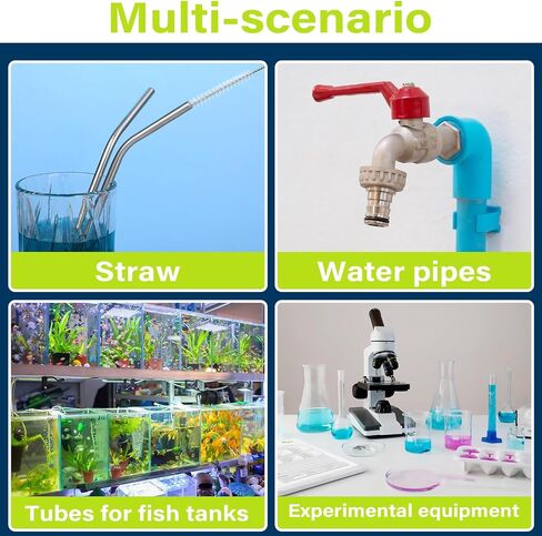 4PCS Straw Cleaner Brush Extra Long, 39 Inches Extra Long Pipe Cleaners Flexible Tube Cleaning Brush kit Slim Wire Sink Drain Brush for Cleaning Straw Kegerator Feeding Tube Refrigerator Drain in Saudi Arabia
