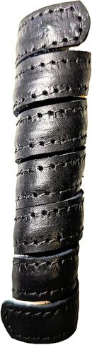 Leather Hair Beads, Dreads beads, Beard beads, Ponytail Wrap, Ponytail Holder, Hair Tie, Leather Wrap, cosplay hair, Hair Accessories, Women's hair, Men's hair (Small, Black) in Kuwait