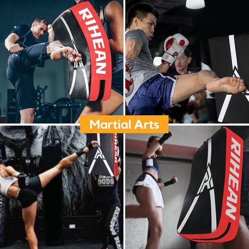 Martial Arts Kicking Shields - 61x41cm Taekwondo Kick Pad for Muay Thai, Football, Basketball, Hockey Training - Denser Foam, Eco-friendly PVC Leather Cover - Kick Shield in Saudi Arabia