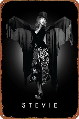 البوب ​​كوينز ستيفي نيكس معدن القصدير تسجيل ملصق خمر الفن جدار ديكور 12 × 8 بوصة in Kuwait