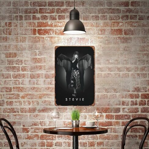 البوب ​​كوينز ستيفي نيكس معدن القصدير تسجيل ملصق خمر الفن جدار ديكور 12 × 8 بوصة in Kuwait