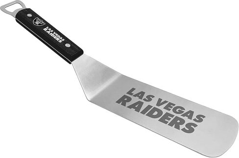 NFL BBQ Spatula with Convenient Bottle Opener - Hamburger Turner - Pancake Flipper - Griddle Scraper - Ideal Gift for the Loyal Sports Fan in Saudi Arabia