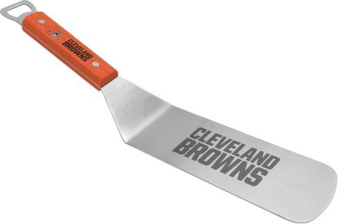 NFL BBQ Spatula with Convenient Bottle Opener - Hamburger Turner - Pancake Flipper - Griddle Scraper - Ideal Gift for the Loyal Sports Fan in Saudi Arabia