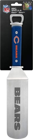 NFL BBQ Spatula with Convenient Bottle Opener - Hamburger Turner - Pancake Flipper - Griddle Scraper - Ideal Gift for the Loyal Sports Fan in Saudi Arabia