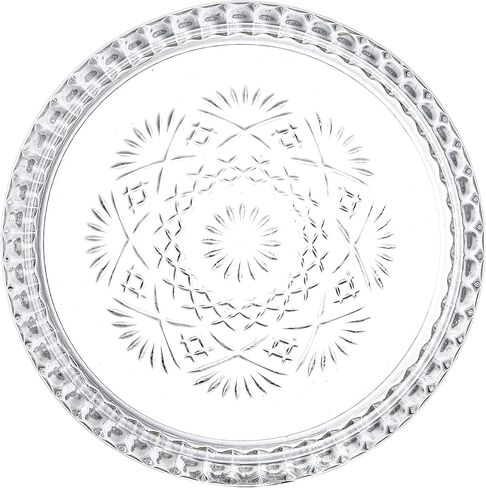 Kingrol 8 عبوات من الأكواب الزجاجية العتيقة، بساط حماية لسطح الطاولة، مجموعة قواعد أكواب مستديرة للأكواب والكوب وزجاجة النبيذ - ديكور طاولة الطعام في بار القهوة in Kuwait