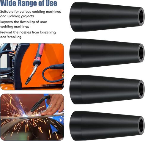 Liliful 8 Pcs Flux Core Gasless Nozzle compatible with MIG Welder KP1939-1 Accessories Parts Nozzle for Welders Electric Machine Wire Handler Welding in Saudi Arabia