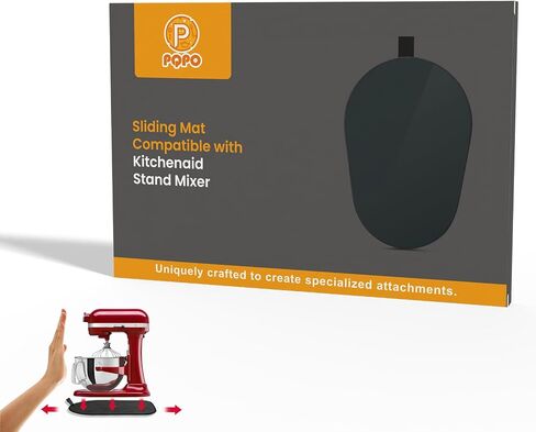 Mixer Sliding Mat Compatible with Kitchenaid 6/7/8 Quart Stand Mixer, Slider Mat Compatible with 5-8 Qt Bowl-Lift Stand Mixer Kitchenaid Mixer Accessories in Saudi Arabia